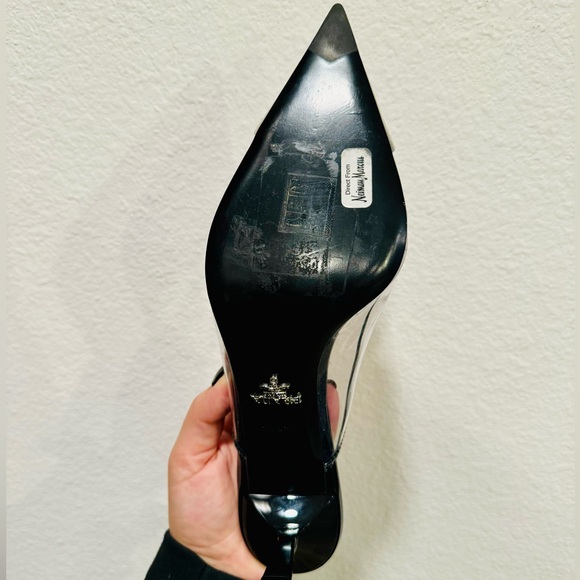 Prada Modellerie Clear Metallic Mules size 40 - Picture 6 of 9